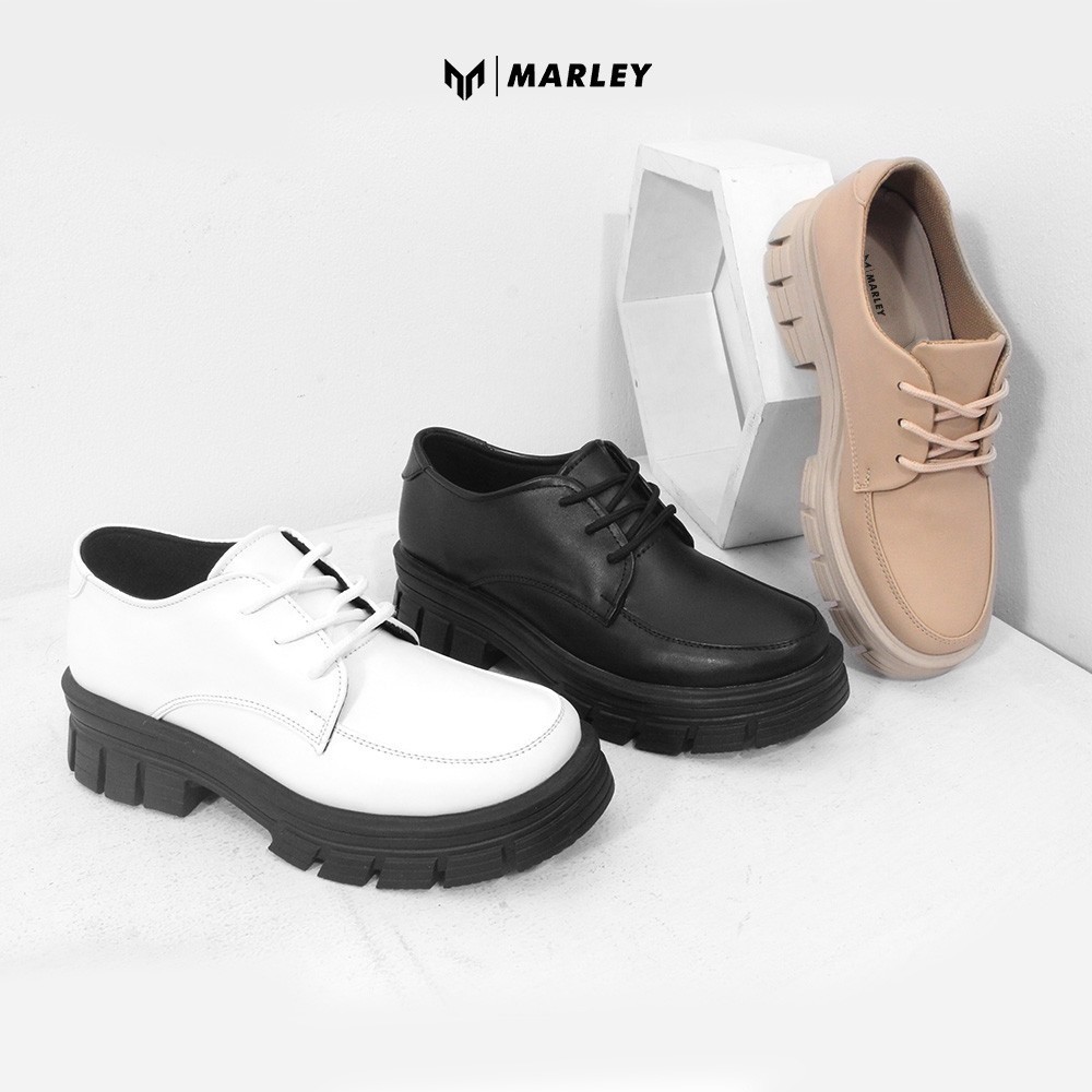 Jual Marley Narena 109-01 Sepatu Docmart Wanita Platform Formal Kerja ...
