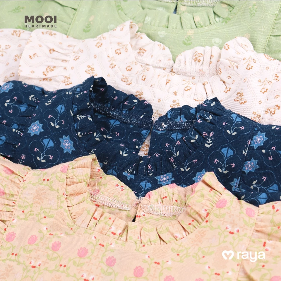 Gamis Anak Perempuan Bahan Crinkle Airflow Premium Mooi Heartmade