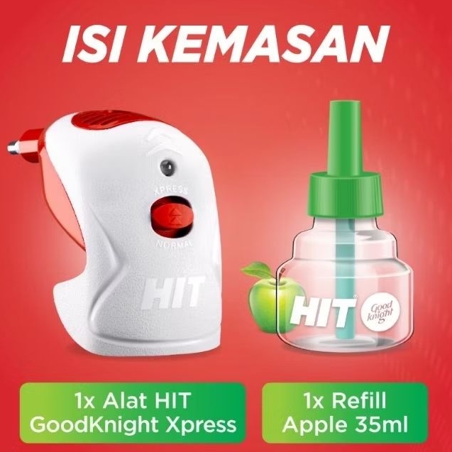 Jual HIT ELEKTRIK SET + REFILL 45 HARI HIT XPRESS OBAT NYAMUK ELEKTRIK ...