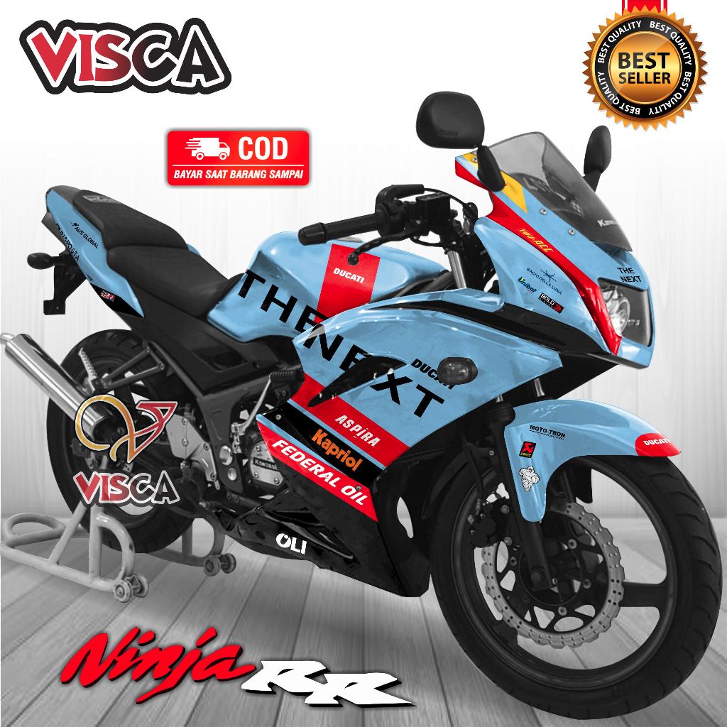 Jual Decal Ninja RR 150 Full Body Stiker Ninja RR 150 Full Body THE ...
