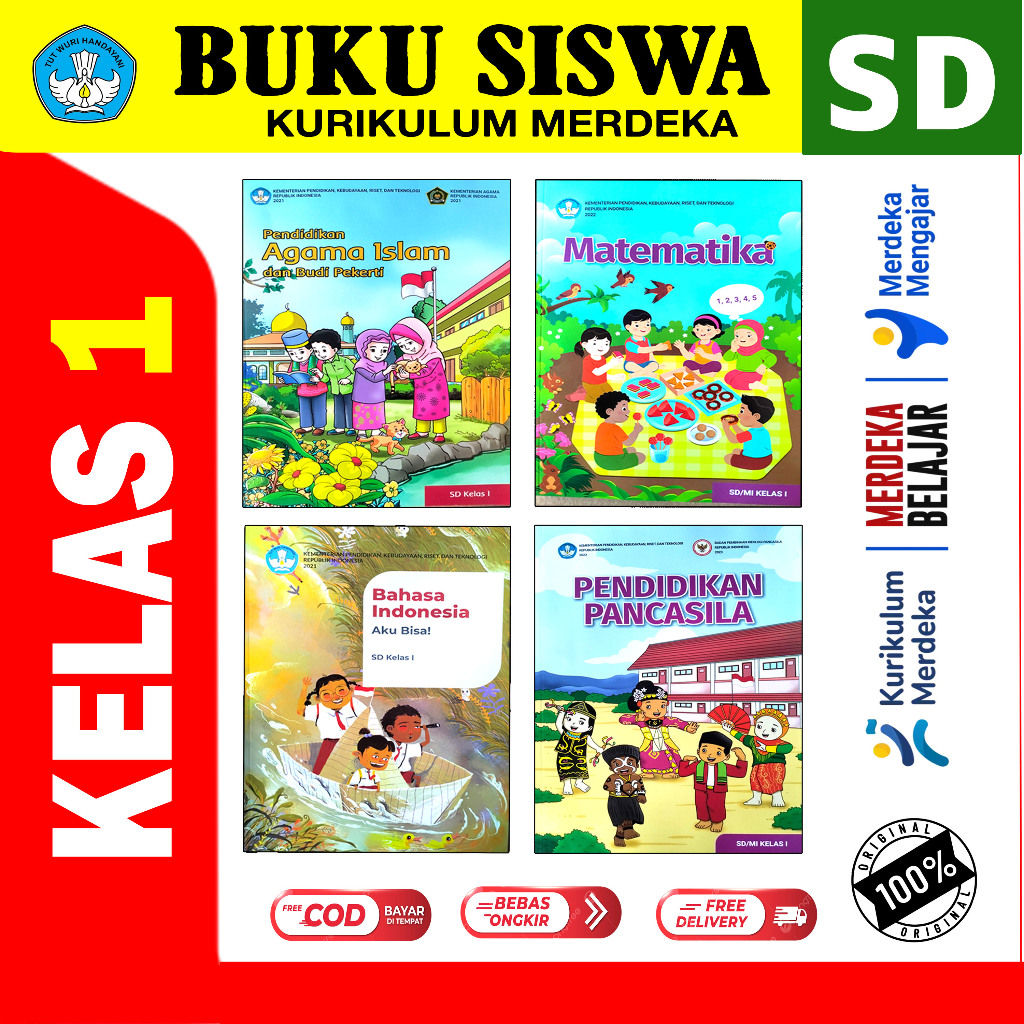 Jual Buku Siswa Kurikulum Merdeka Kelas 1 SD/MI | Shopee Indonesia
