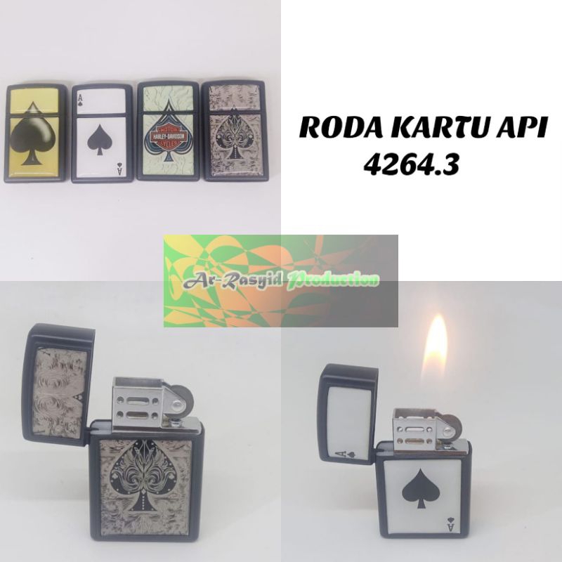 Jual Korek Api Roda Api Gas Kartu Spade Ace 4264-3 | Shopee Indonesia