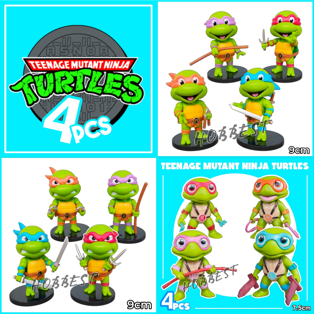 jual-action-figure-tmnt-chibi-set-miniatur-pajangan-mainan-topper-kue