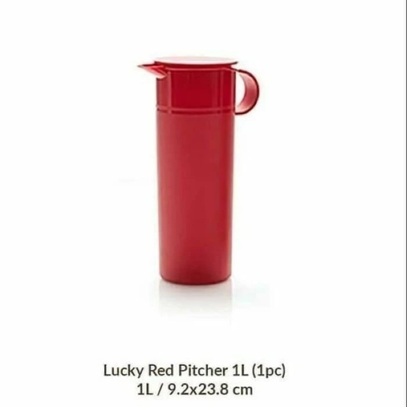 Jual TUPPERWARE TEKO RED PITCHER 1L | Shopee Indonesia