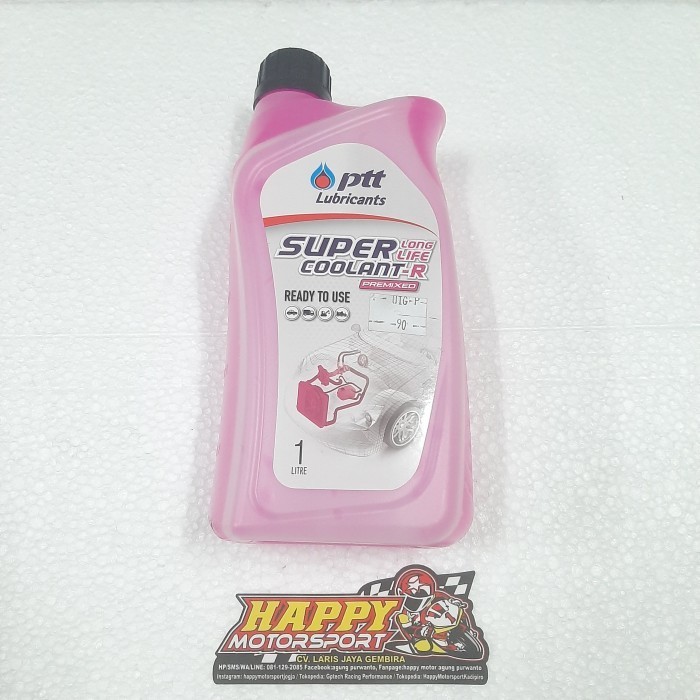 Jual Air radiator PTT Radiator coolant super coolant premixed 1liter ...