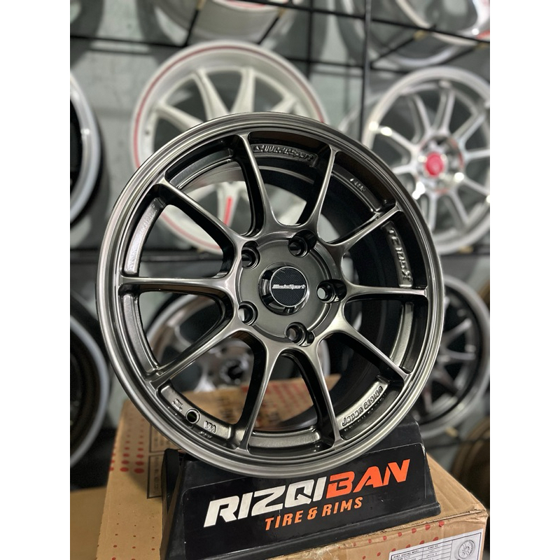 Jual velg wedsport tc105 r15 hyper black pcd 5x114 kondisi baru ...