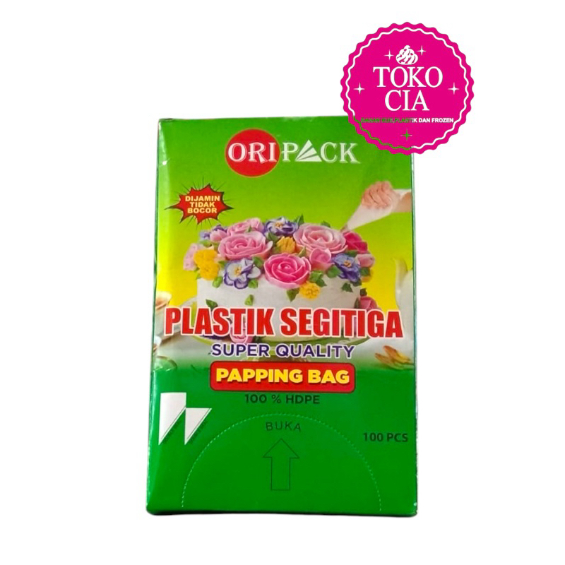Jual Plastik Segitiga / Papping Bag merek oripack | Shopee Indonesia