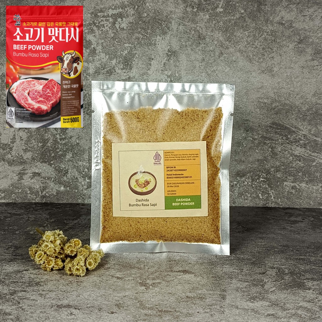 Jual Dashida Bubuk Kaldu Rasa Sapi Korea Halal Korean beef powder ...