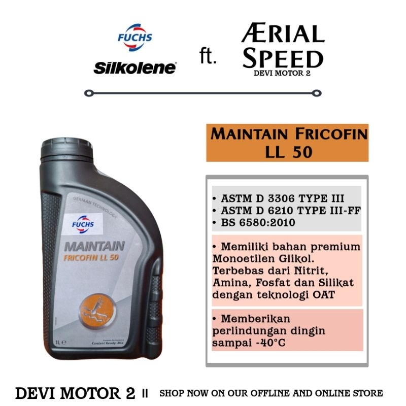 Jual Coolant / Air Radiator Racing Fricofin LL 50 Fuchs Silkolene ...