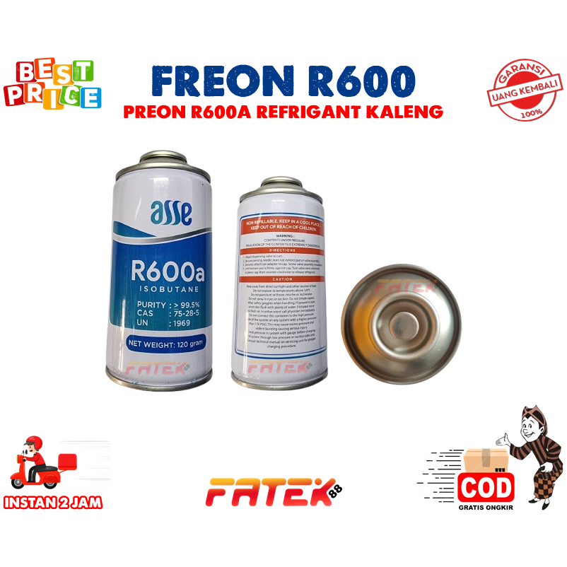 Jual FREON R 600A REFRIGANT ASSE | PREON R 600 A REFRIGANT KEMASAN ...
