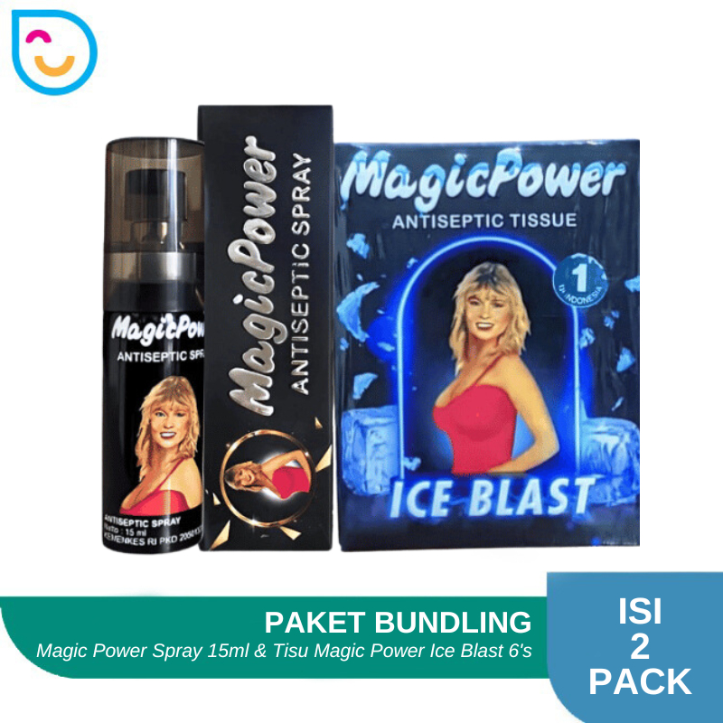 Jual Paket Bundling Tissue Magic Power Isi Ice Blast 6's & Magic Power ...