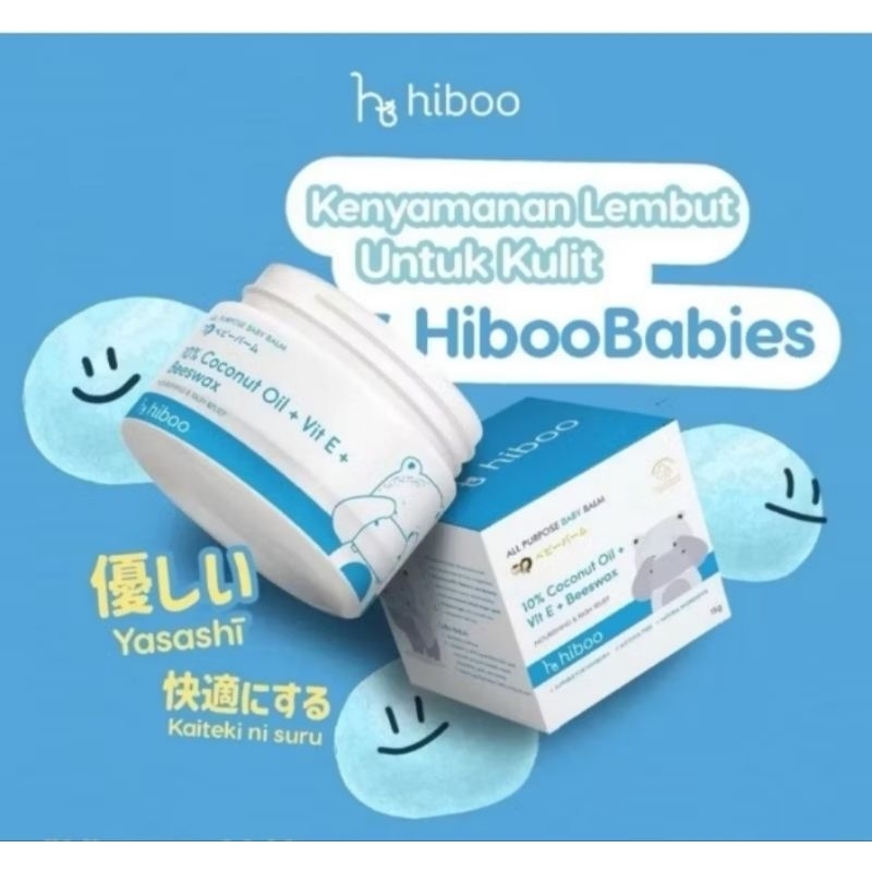 Jual Hiboo All Purpose Baby Balm With 10% Coconut Oil+Vit E+Beeswax ...