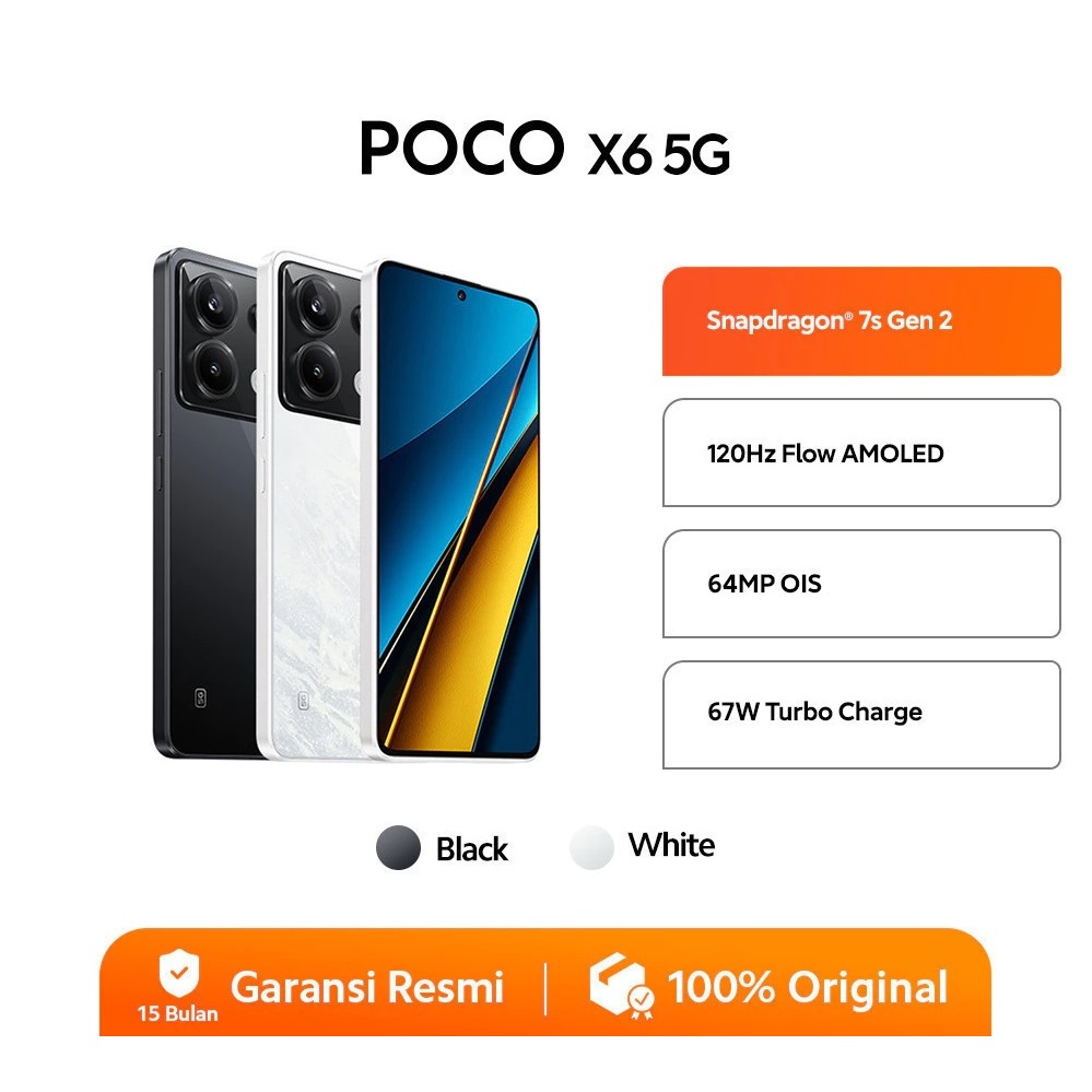 Jual POCO X6 White (12/256GB) | Shopee Indonesia