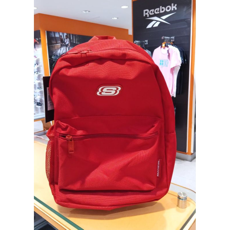 Jual SKECHERS BACKPACK TAS RANSEL WANITA MERAH | Shopee Indonesia