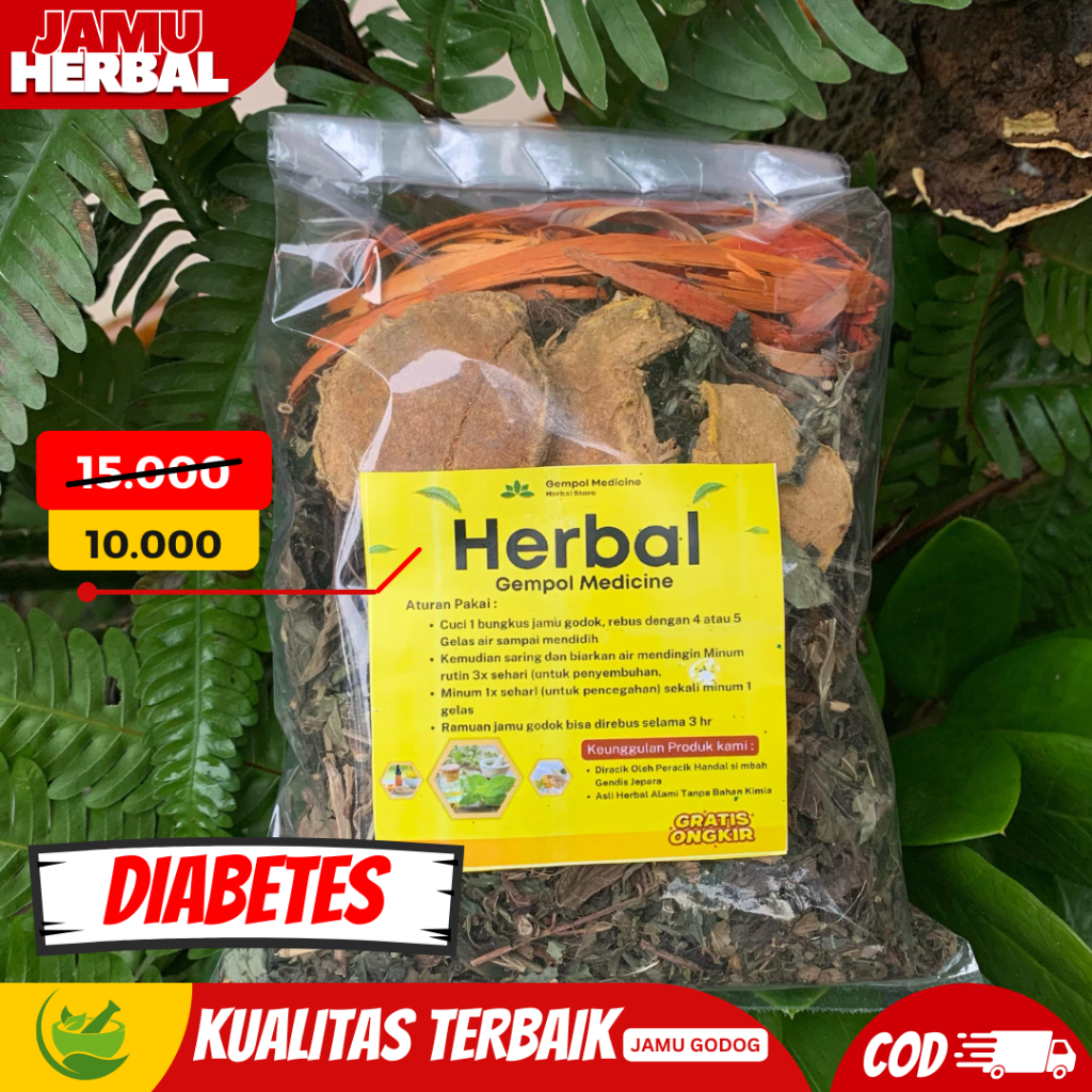 (BISA COD) JAMU HERBAL DIABETES PALI AMPUH / JAMU HERBAL DIABET