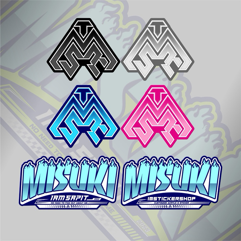 Jual Stiker Logo Misuki IamSapit | Shopee Indonesia