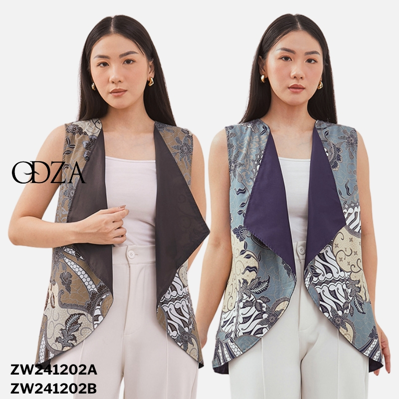 Jual Odza Baju Outer Luaran Batik Rompi Couple Pesta Wanita Panggenan ...