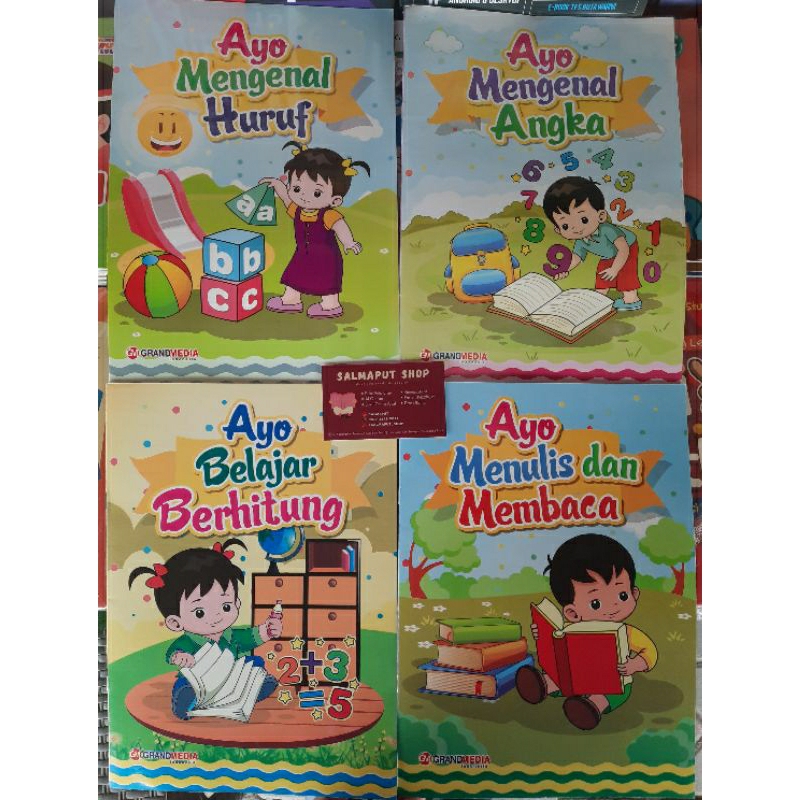 Jual Buku Anak Tk Seri Ayo Mengenal Huruf Mengenal Angka Menulis Dan