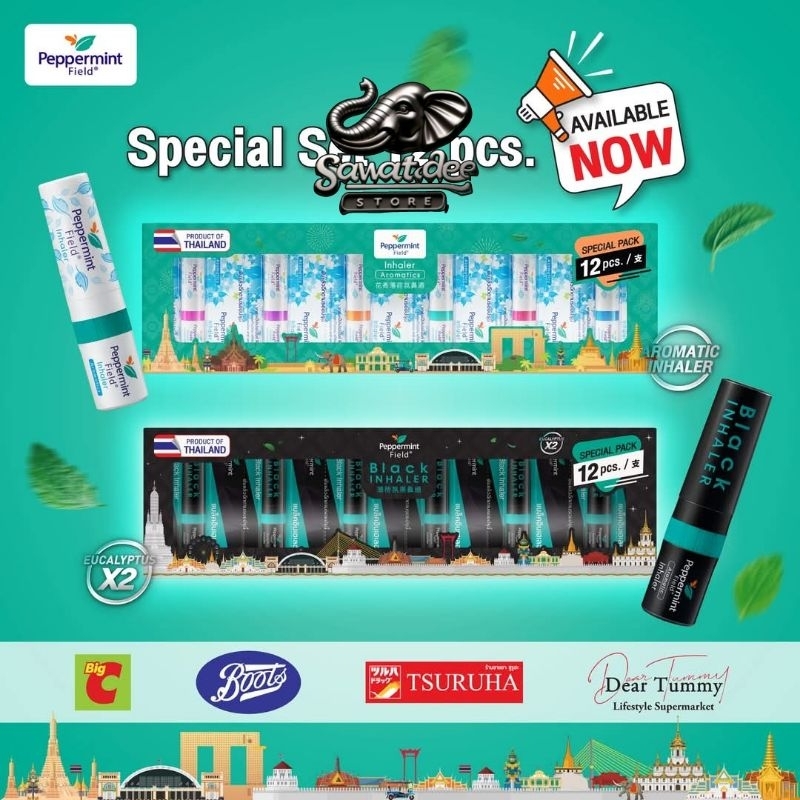 Jual Peppermint Field inhaler Black aromatik renceng | Shopee Indonesia