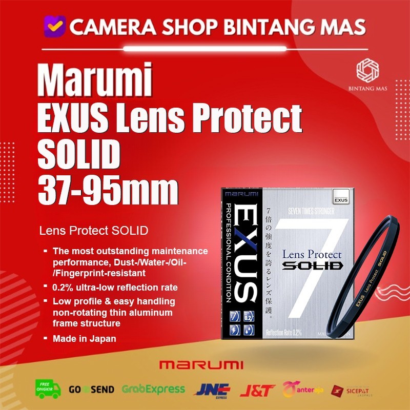 Jual Marumi EXUS Solid Lens Protect Filter Camera (37mm-95mm) | Shopee ...