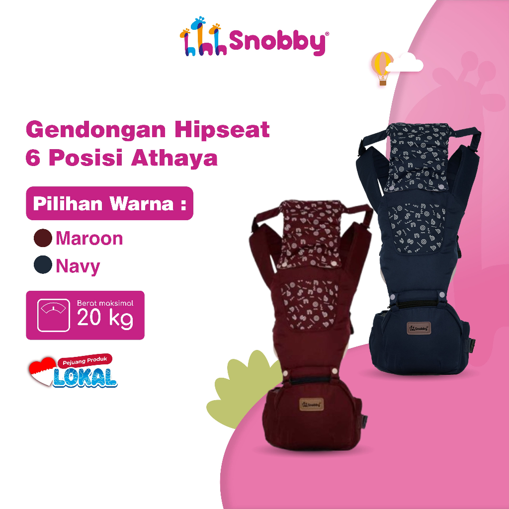 Jual Snobby Gendongan Bayi Hipseat Posisi Athaya Shopee Indonesia