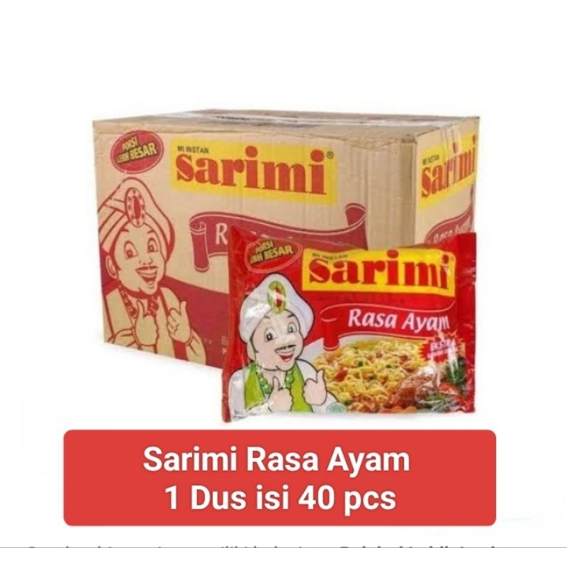 Jual Sarimi rasa Ayam | mie Instan Rebus 1 Dus isi 40 pcs | Shopee ...