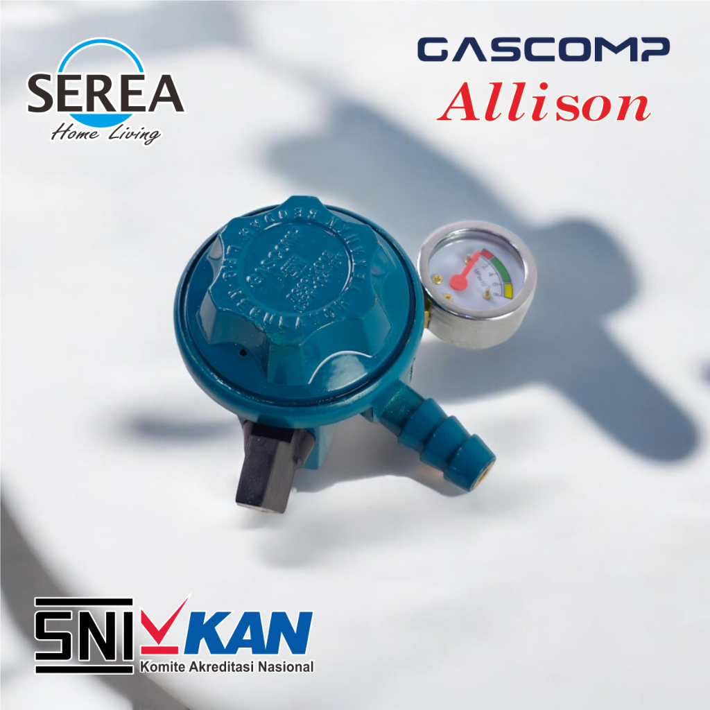Jual GASCOMP ALLISON ALS-06 Regulator Gas Meter/Selang Gas Regulator ...