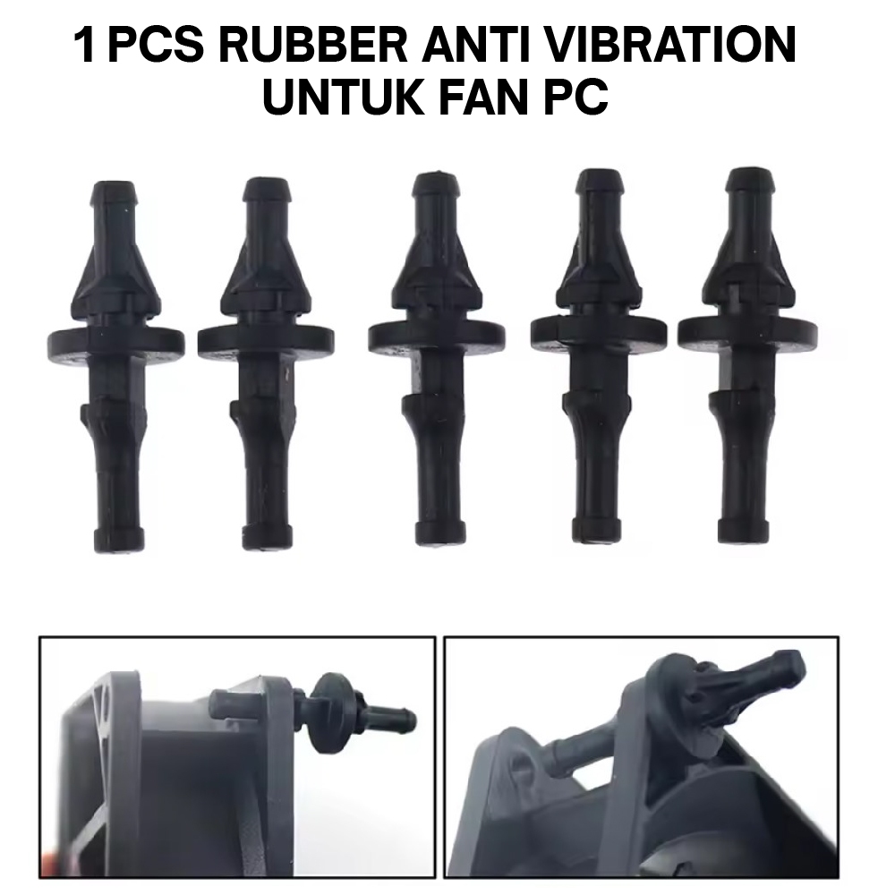 Jual 1 PCS Rubber Anti Vibration Mount Screw Pin Rivet For PC Case Fans ...