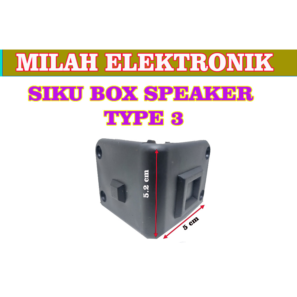 Jual siku box speaker type 3 ukuran 5 x 5.2 cm | Shopee Indonesia
