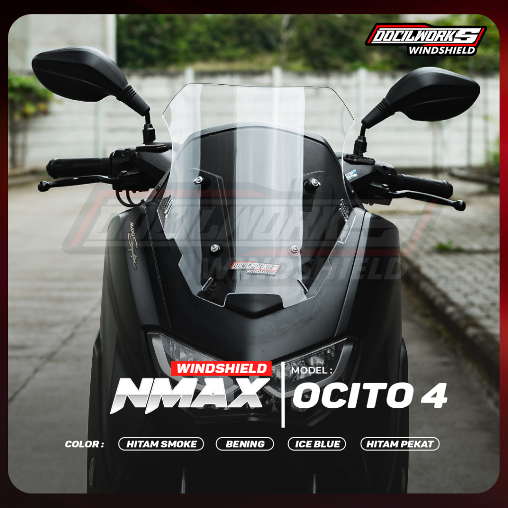 Jual Docilworks - Visor Windshield Ocito 4 Nmax Old Nmax New | Shopee ...