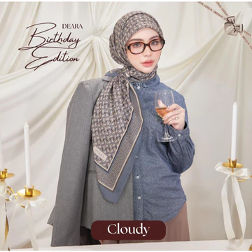 Ready Stok Hijab Segi Empat Premium Deara Birthday Edition Pattern Malaysia (Spesial Lebaran)