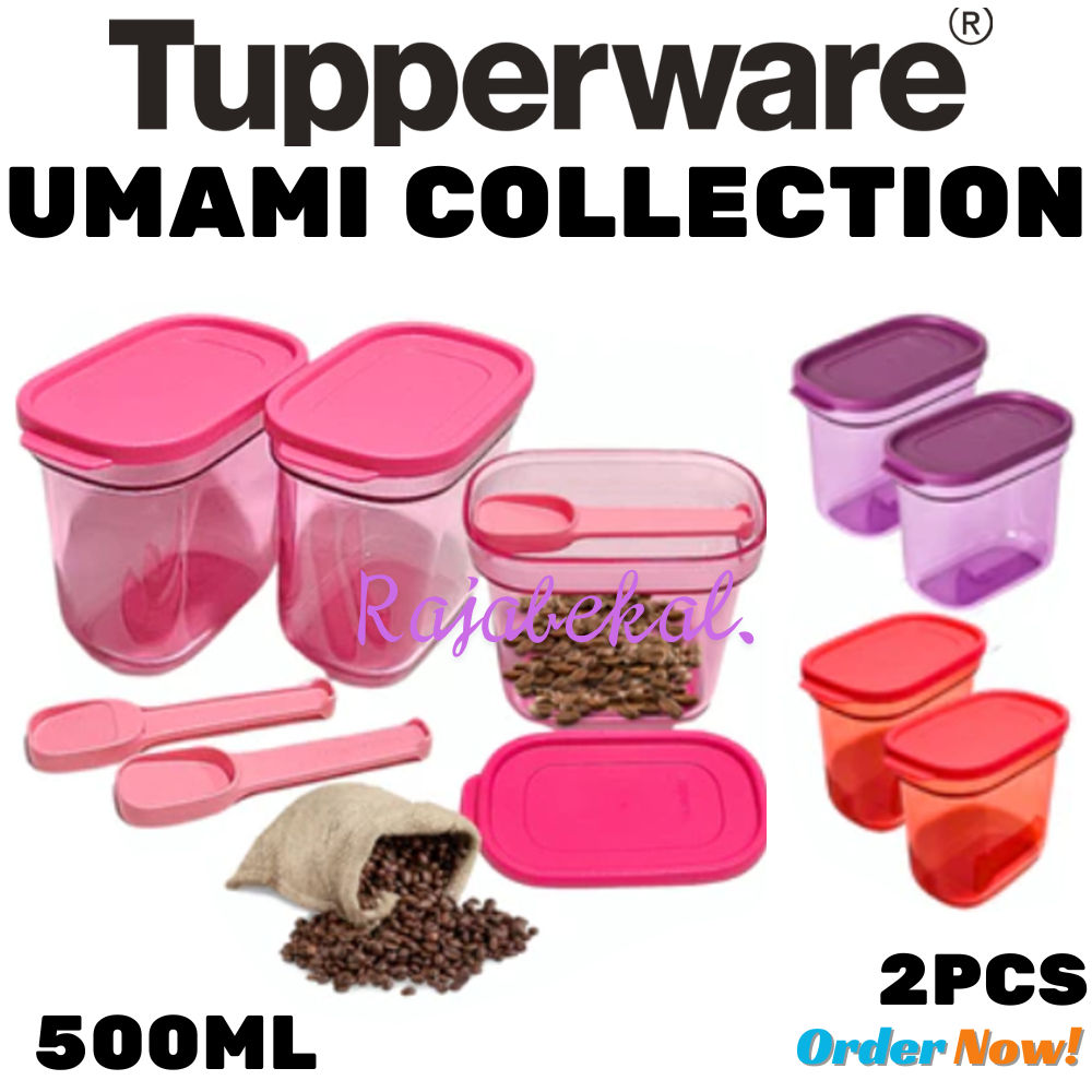 Jual PROMO Tupperware Umami Collection Peach 2pcs | Shopee Indonesia