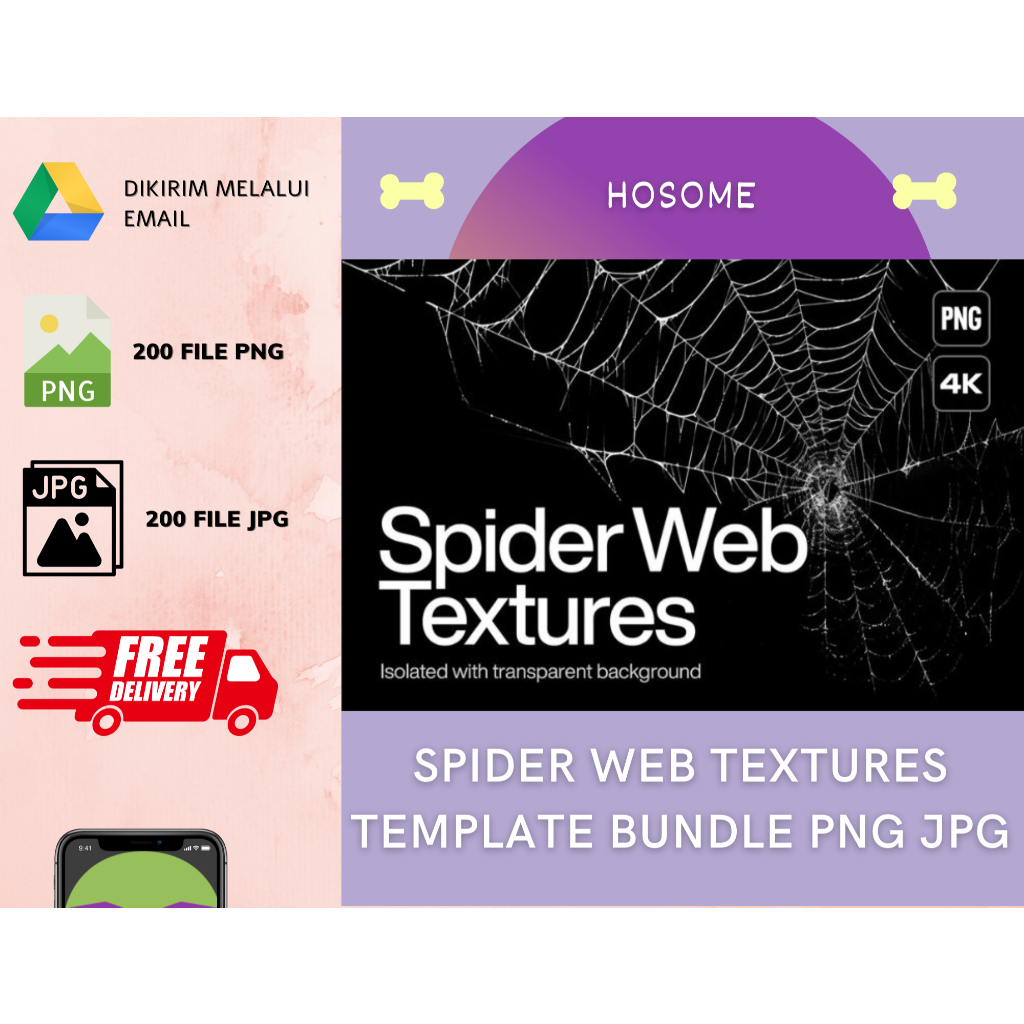 Jual Spider Web Textures Template Bundle PNG JPG | Shopee Indonesia