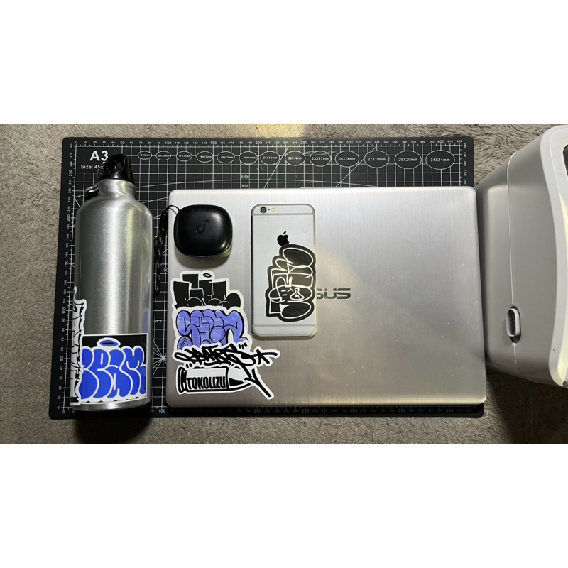 Jual STIKER KALCER Stickerpack Graffiti | Purple | STICKER HELM STICKER ...