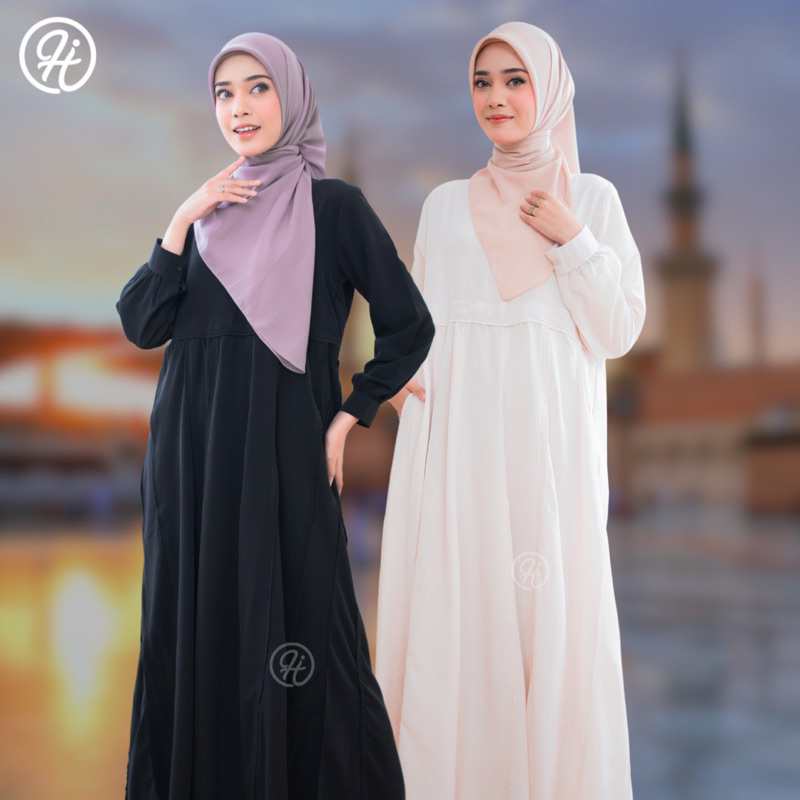 Jual (100% Ori) HJ Dress Mecca - Dress Modesty Arabian, Nyaman & Adem ...