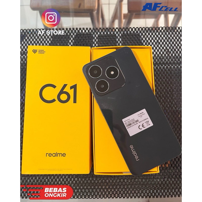 Jual REALME C61 SECOND FULLSET ORIGINAL | Shopee Indonesia