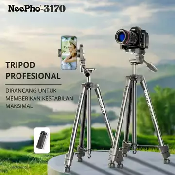 Neepho 3170 Tripod Multifungsi Photography Kamera Cellphone DSLR