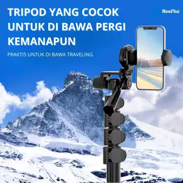 Neepho 2588 Tripod Multifungsi Photography Kamera Cellphone DSLR Aluminium Holder Accessories