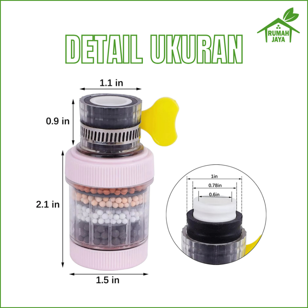 Jual RJO - Saringan Air Kran / Filter Sambungan Kran Air Wastafel ...
