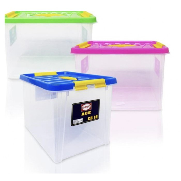 Jual Box Container CB 16 Liter Shinpo Ace Plastik Kontainer Tempat ...