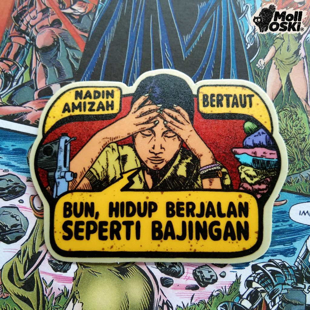 Jual Meyong studio - Sticker Nadin amizah / Bertaut - Edisi sticker ...