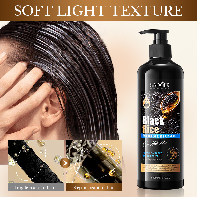 Hair Mask Keratin 800ml dengan Minyak Mawar foto 3