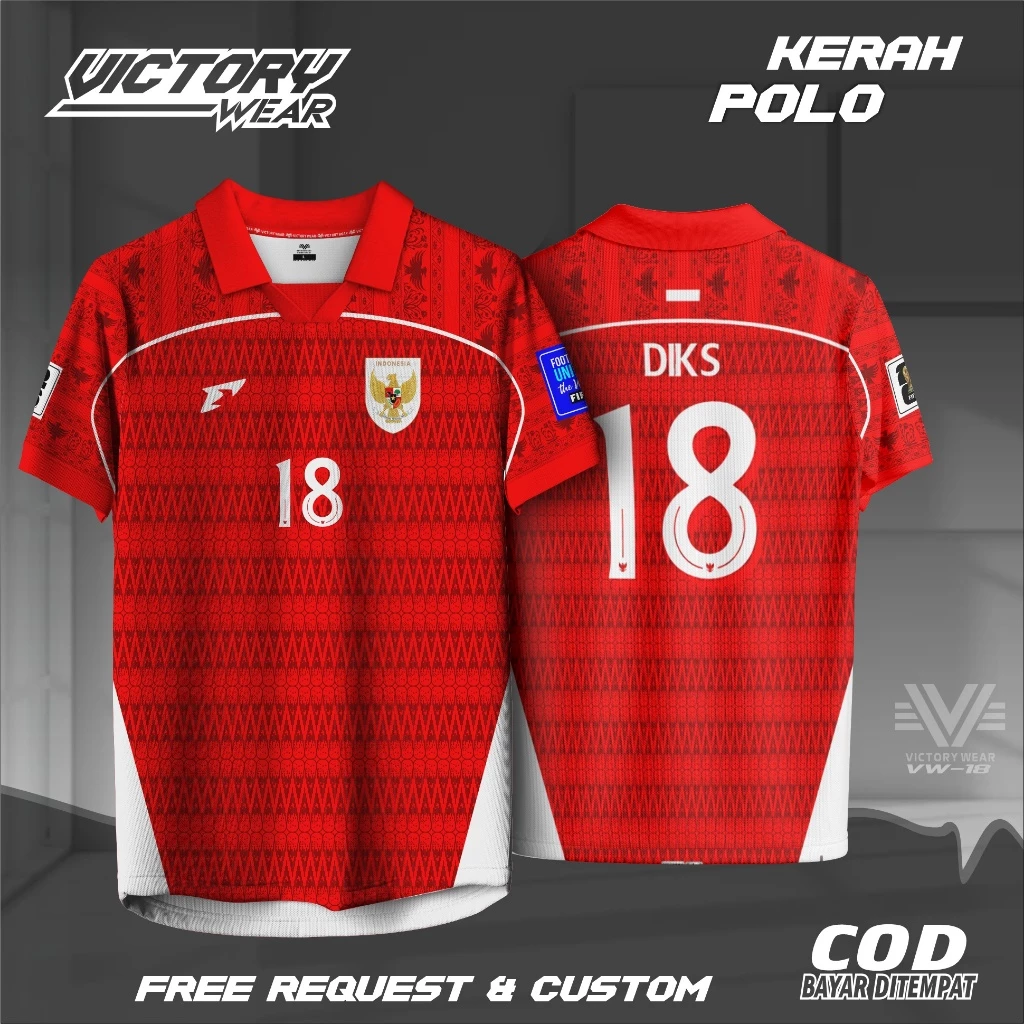 Jersey Timnas VW18