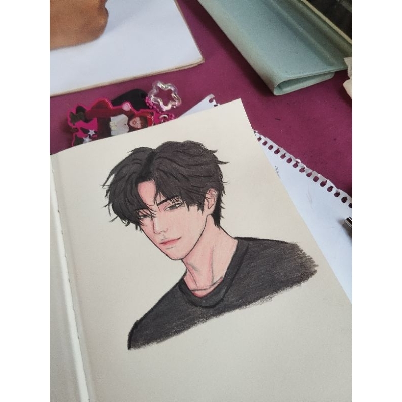 Jual Jasa Gambar Anime A5 Gambar Sketsa Shopee Indonesia