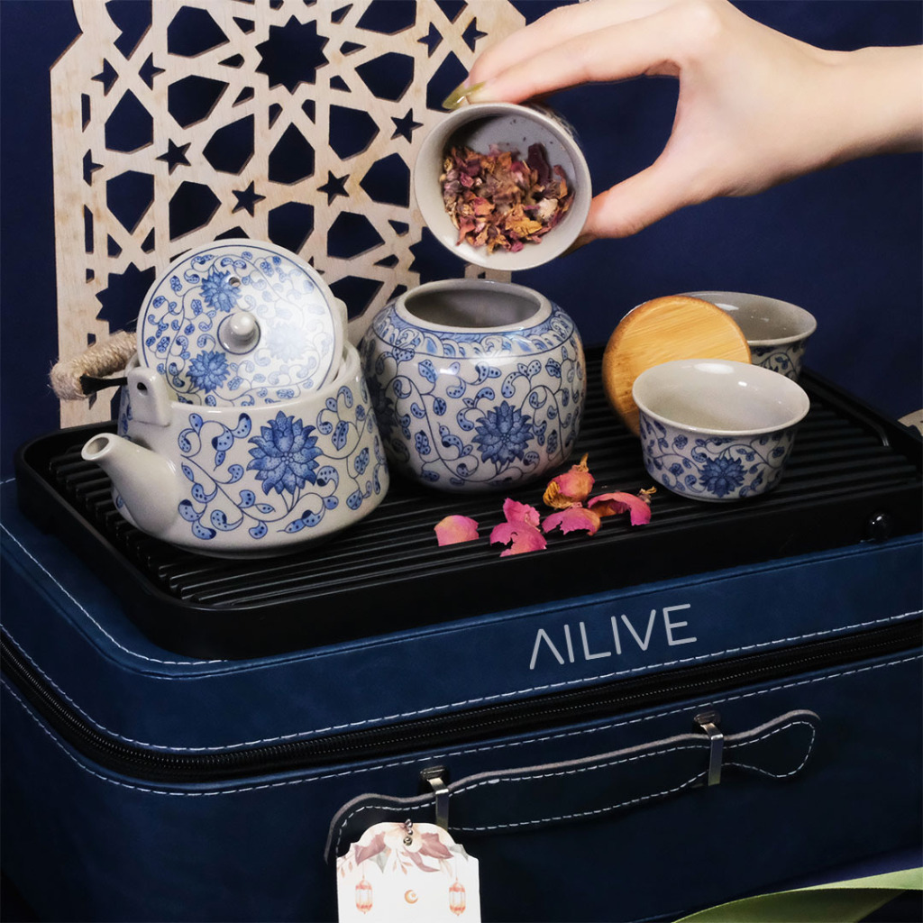 Jual [Ailive] Hampers SERENE TEA Set Kado Murah Souvenir Keramik Box ...