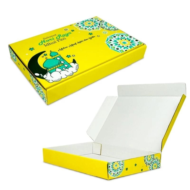 Jual ( 10 Pcs )Box Parcel Kotak Lebaran Kue Kering Toples Bulat Isi 6 ...