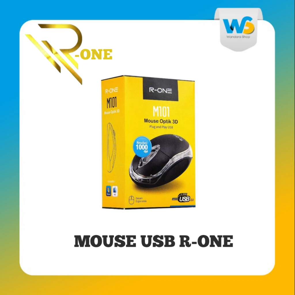 Jual R-ONE MOUSE USB STANDART M101 | Shopee Indonesia
