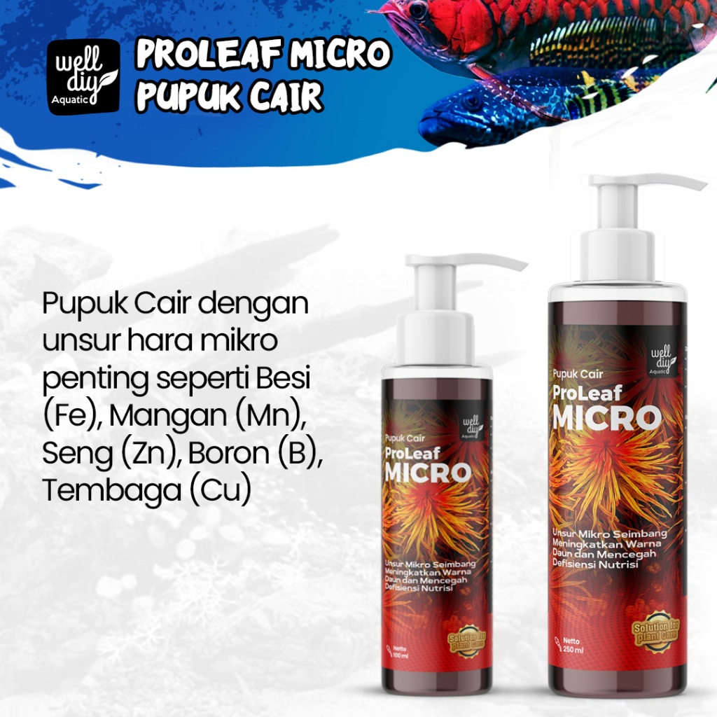 Jual Pupuk Cair Aquascape Proleaf Micro 100ml 250ml | Shopee Indonesia