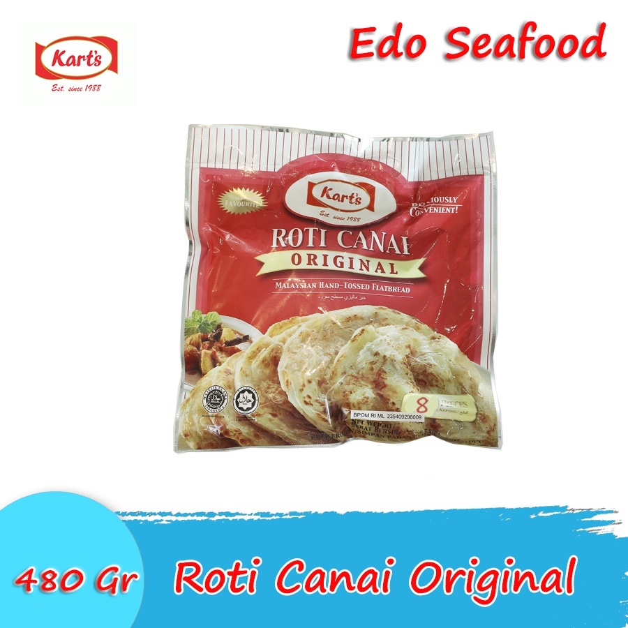 Jual Kart's Roti Canai Original 480 Gr / Roti Canai Original | Shopee ...