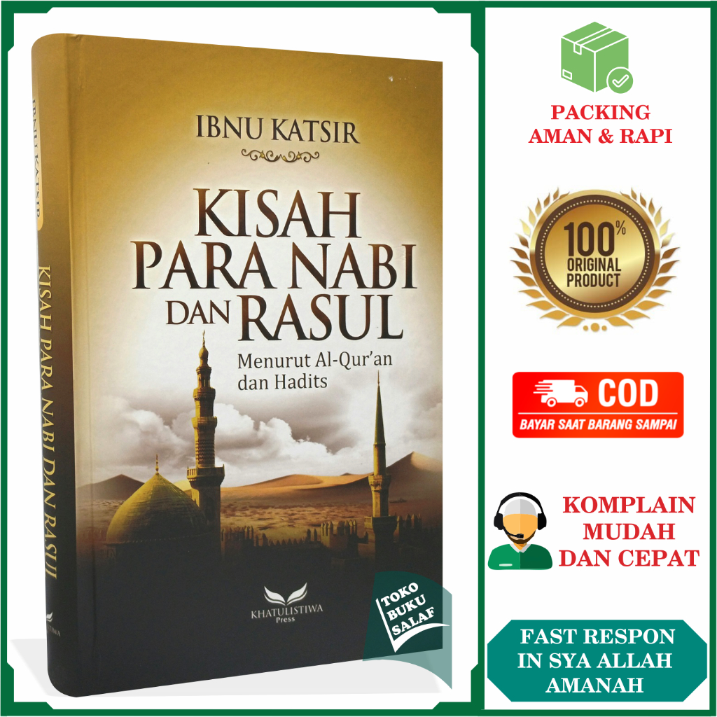 Jual Kisah Para Nabi dan Rasul ORIGINAL Menurut Al-Quran dan Hadits ...